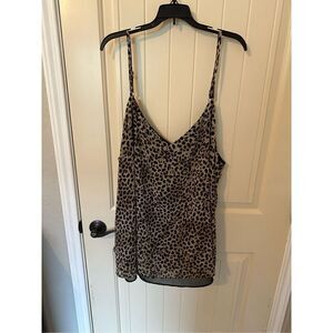 Torrid Leopard Print Swing Lined Camisole Tank Top Size 4XL